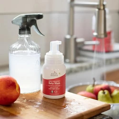 Earth Mama Simply Non-Scents Baby Wash Foaming Hand Soap 186ml (6.27 Fl Oz) | National Eczema Association Seal of Acceptance thumbnail 6