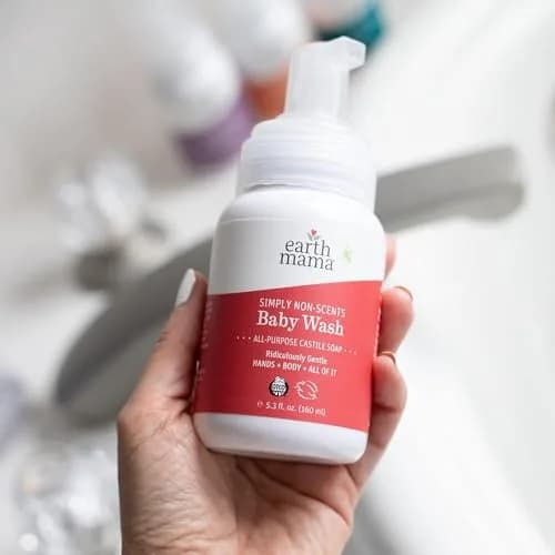 Earth Mama Simply Non-Scents Baby Wash Foaming Hand Soap 186ml (6.27 Fl Oz) | National Eczema Association Seal of Acceptance thumbnail 7