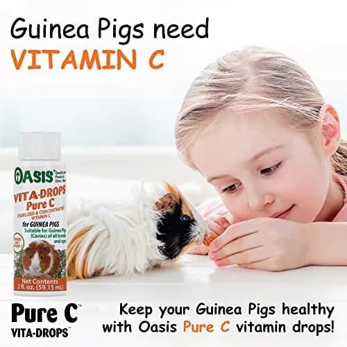 Kordon Oasis Vita-Drops-Pure C for Guinea Pig 2 Fl Oz | Supports Immune & Well-being thumbnail 2