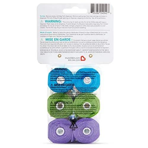 Munchkin Arm & Hammer Diaper Bag Refills Lavender Scent 72 Bags | Odor Control for On-the-Go thumbnail 5