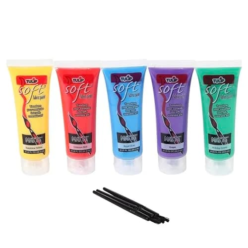 TULIP Soft Fabric Paint, 4.5 fl oz (133 ml), Primary Colors | Vibrant, Flexible & Washable Fabric Paint thumbnail 2
