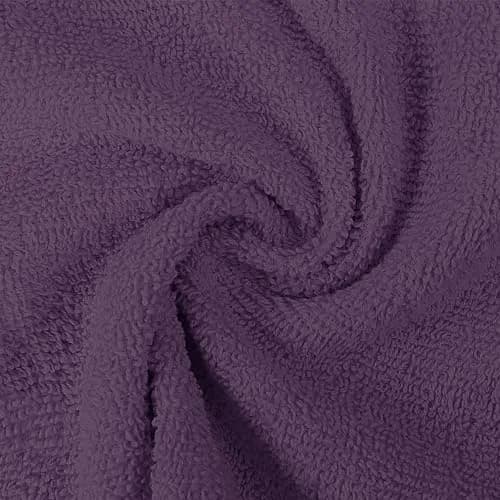 Utopia Towels 12 Pack Premium Wash Cloths, 12x12 in, 100% Cotton, Plum | Highly Absorbent & Soft thumbnail 4