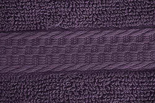 Utopia Towels 12 Pack Premium Wash Cloths, 12x12 in, 100% Cotton, Plum | Highly Absorbent & Soft thumbnail 7