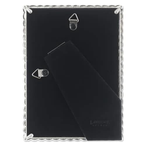 Lawrence Frames Metal Frame, Rope Design, Silver, 5x7 | Elegant Wall & Tabletop Decor thumbnail 2