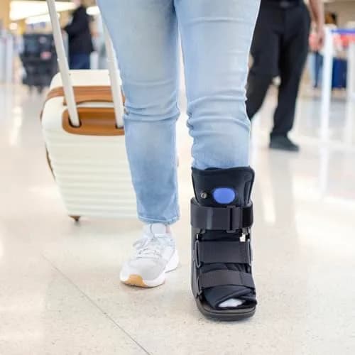 United Ortho Short Air Cam Walker Fracture Boot Medium | Support for Foot & Ankle Recovery thumbnail 3