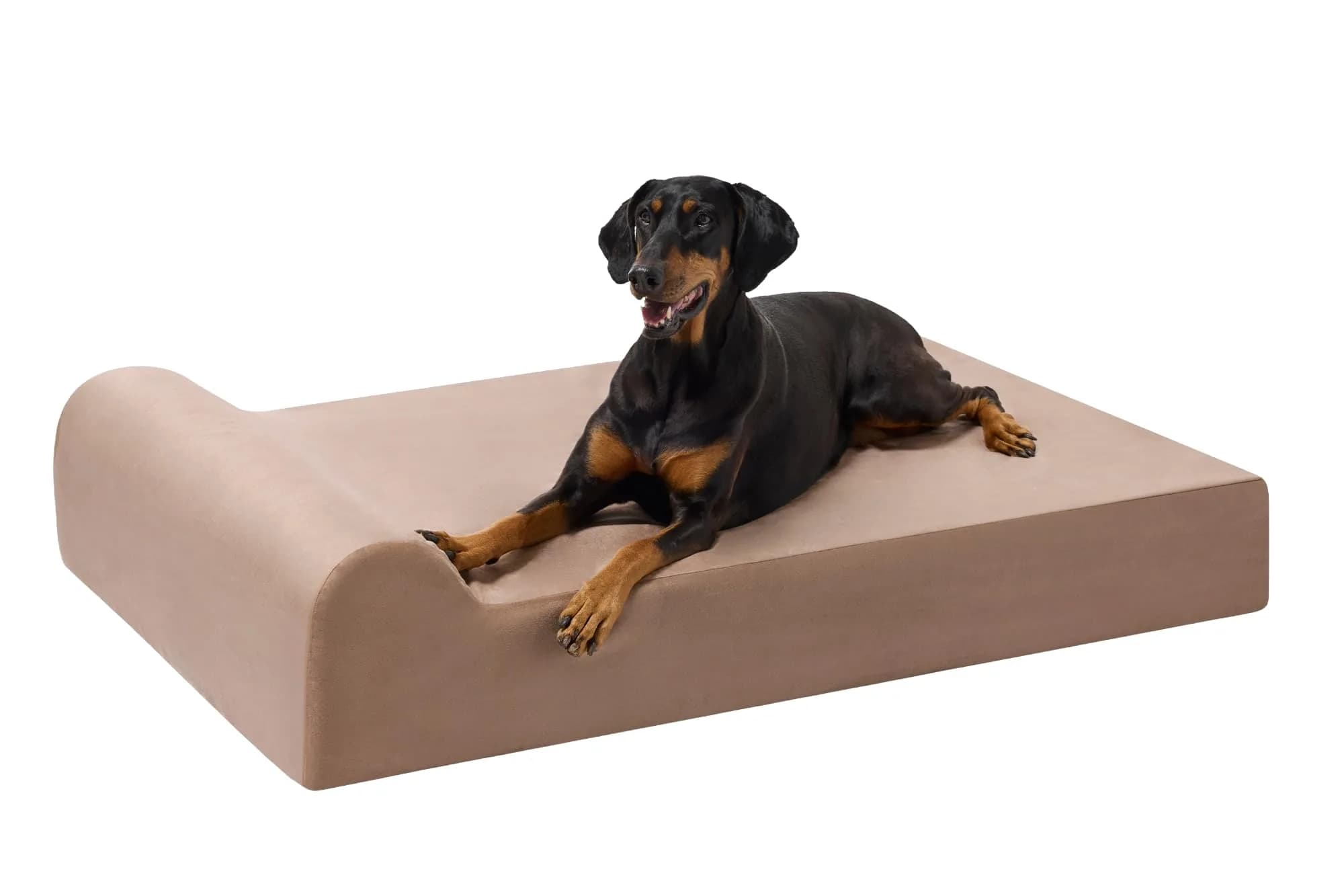 Big Barker Headrest Edition Orthopedic Dog Bed 52"x36"x7" | Memory Foam for Large Dogs - main product image