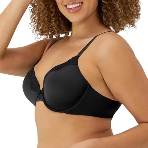 Maidenform Comfort Devotion Embellished Bra 34DD | Full Coverage, Soft Satin Microfiber, Convertible Straps thumbnail 2