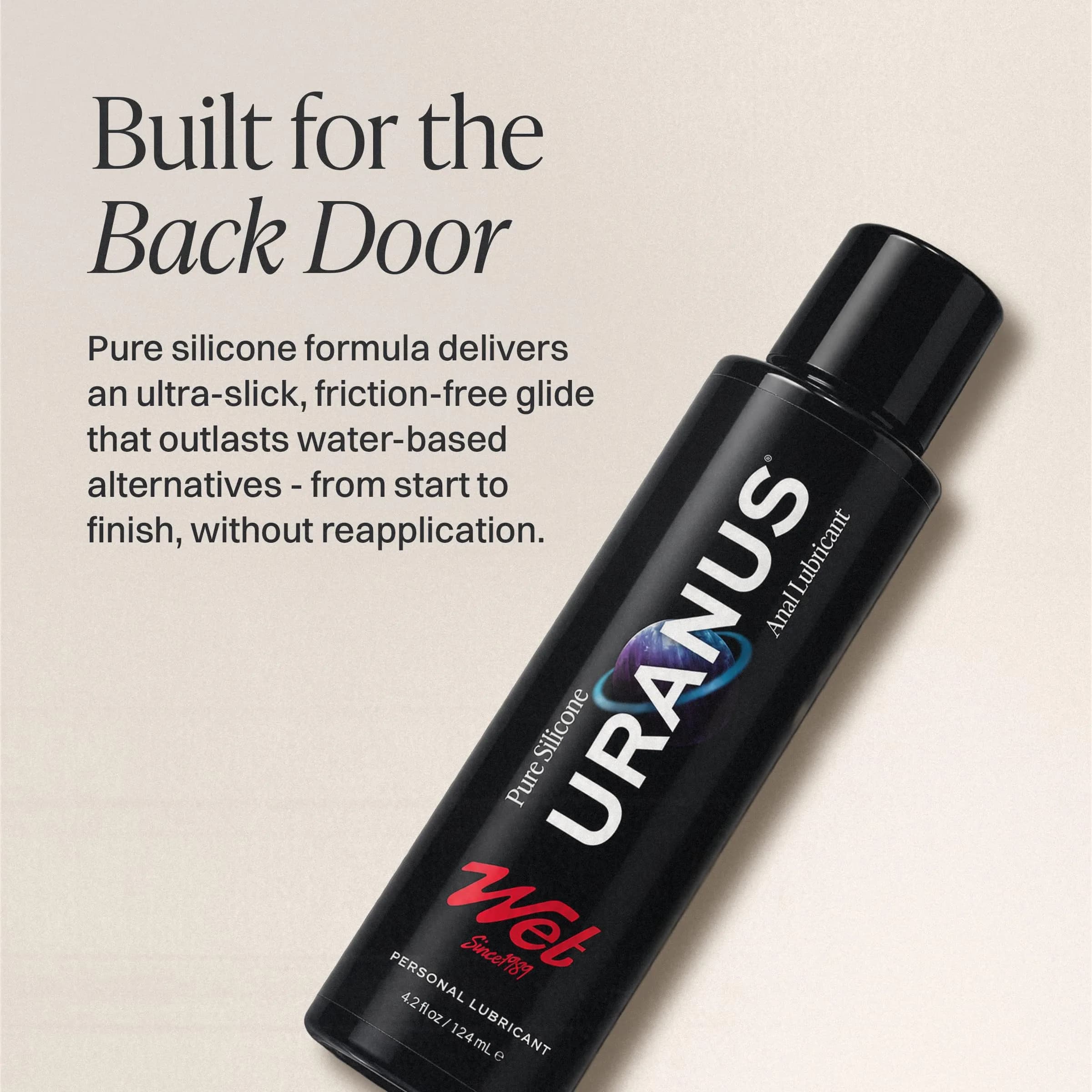 Wet Uranus Silicone Anal Lube 9 Fl Oz | Long-Lasting, Ultra Slick, Hypoallergenic — Anal - Silicone / 3 Fl Oz thumbnail 3