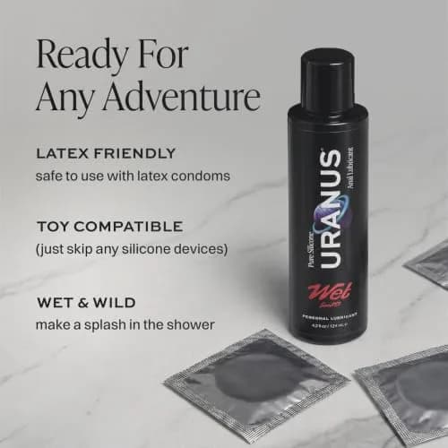 Wet Uranus Silicone Anal Lube 465ml (16 Fl Oz) | Long-Lasting Glide thumbnail 5