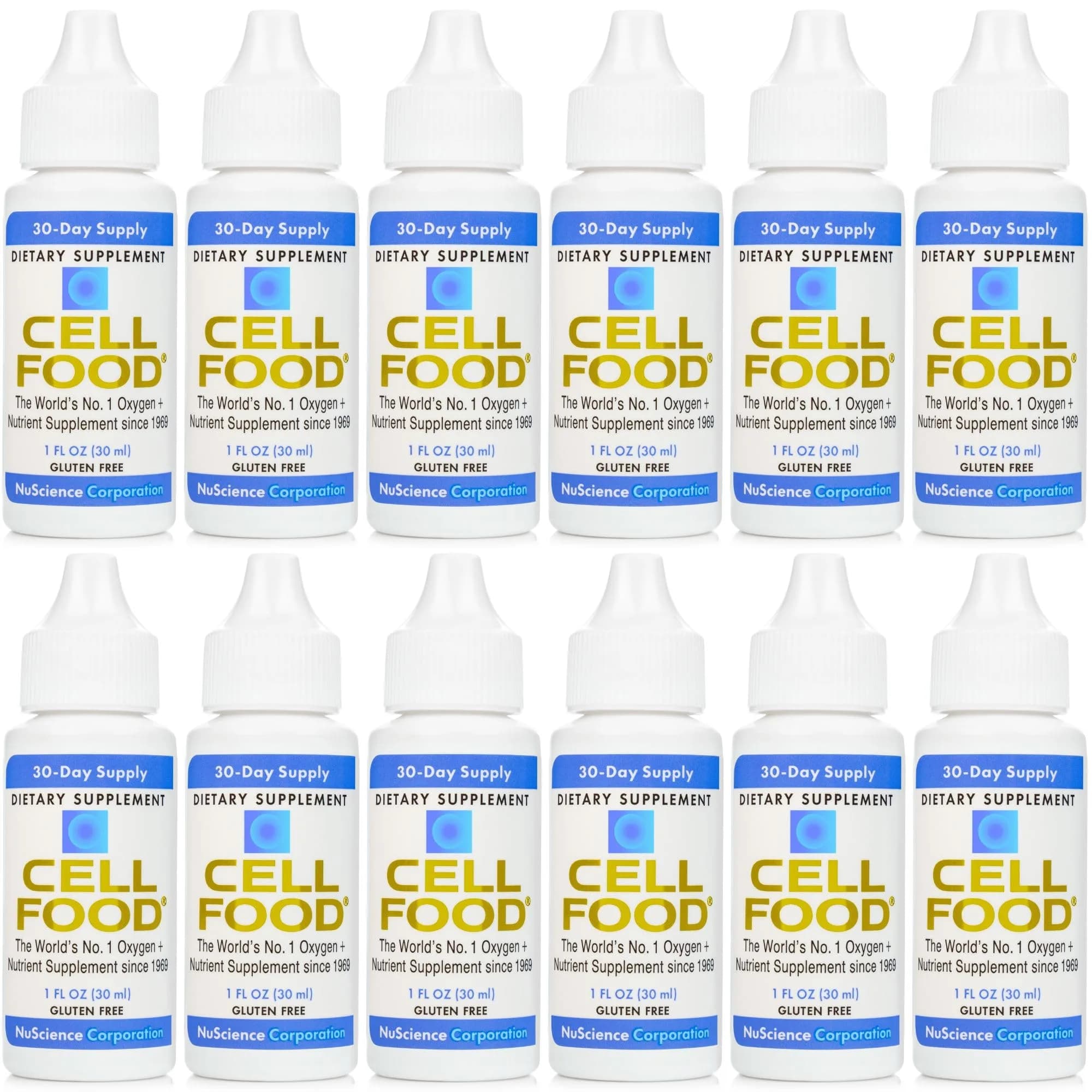 Cellfood Oxygen Boost Liquid Supplement 12 fl oz (360ml) | Gluten-Free, Kosher Certified, USA Import - main product image