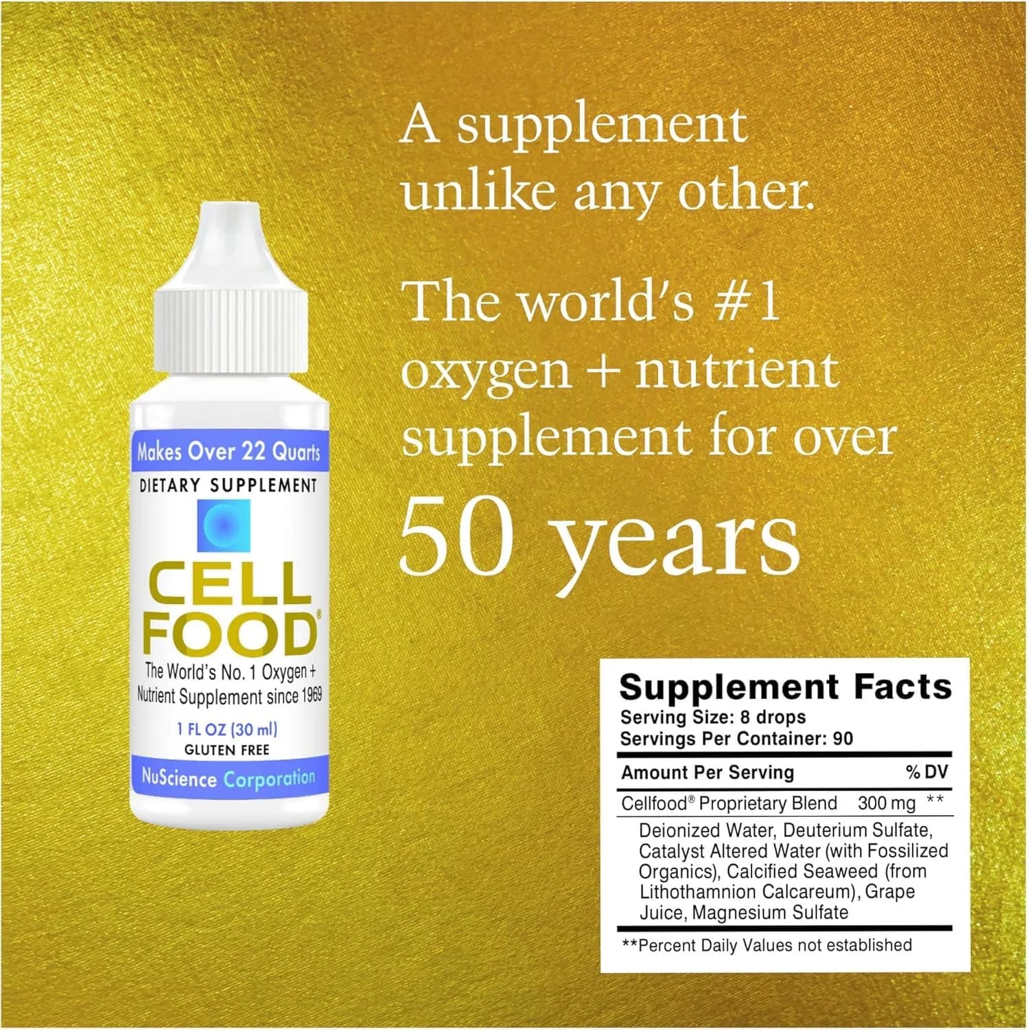 Cellfood Oxygen Boost Liquid Supplement 12 fl oz (360ml) | Gluten-Free, Kosher Certified, USA Import - view 2