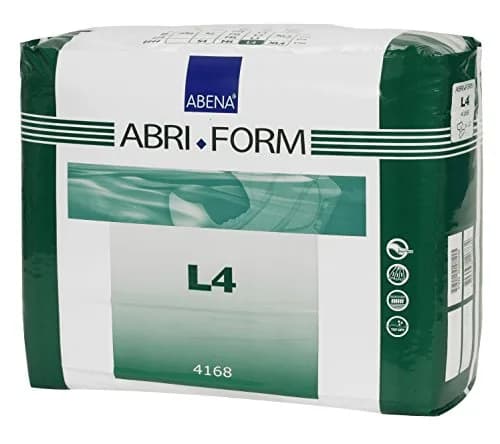 Abena Abri-Form Comfort L4 Plastic-Backed Briefs Large 36 Count | High Absorbency for All-Day Protection thumbnail 4