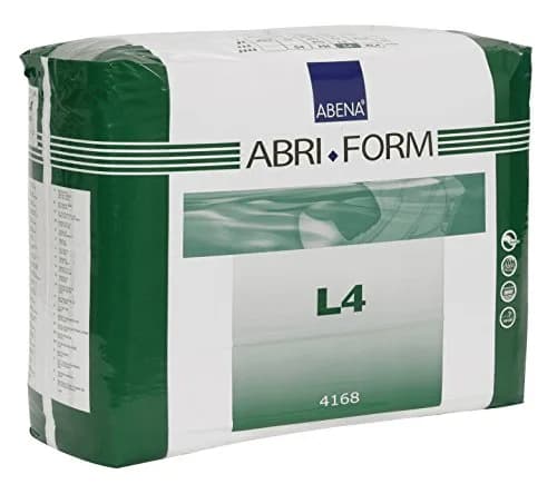 Abena Abri-Form Comfort L4 Plastic-Backed Briefs Large 36 Count | High Absorbency for All-Day Protection thumbnail 2
