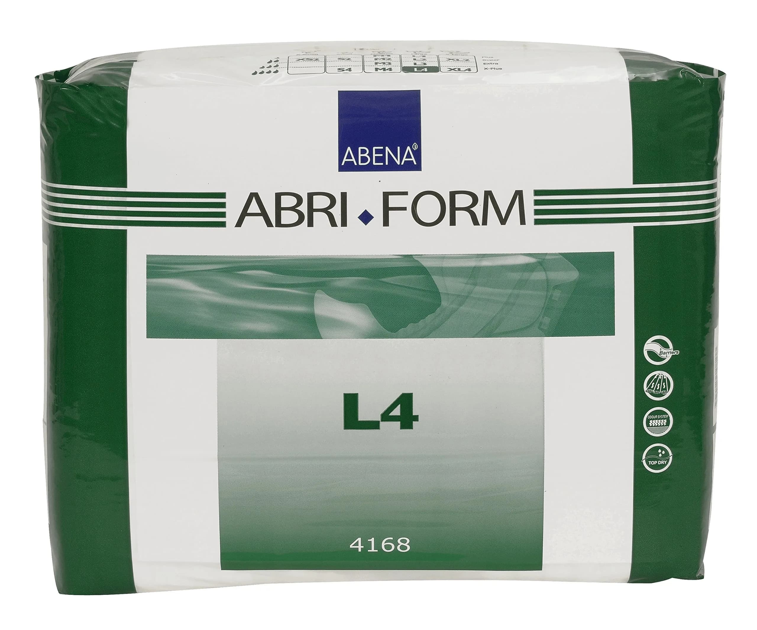 Abena Abri-Form Comfort L4 Plastic-Backed Briefs Large 36 Count | High Absorbency for All-Day Protection - view 3
