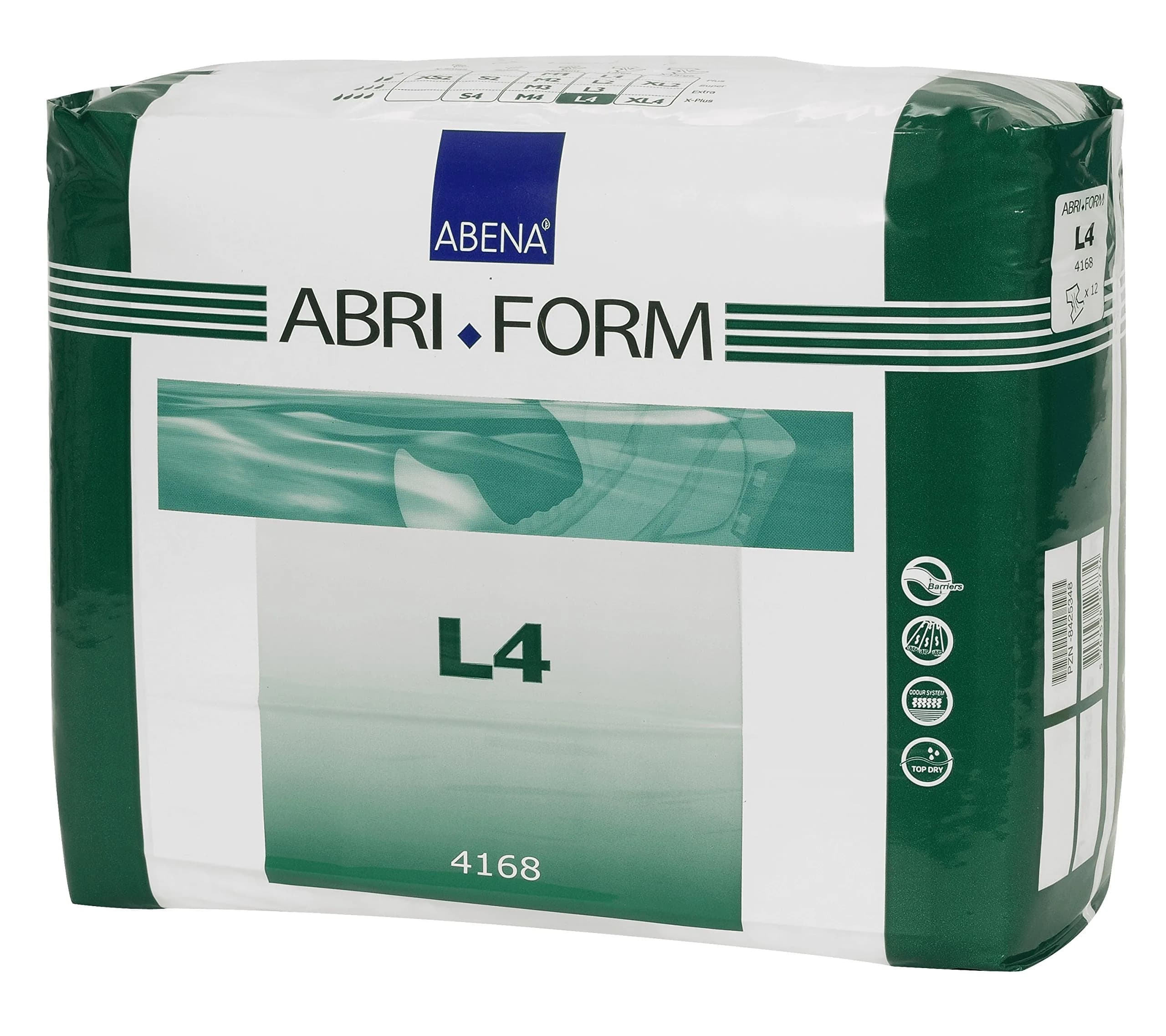 Abena Abri-Form Comfort L4 Plastic-Backed Briefs Large 36 Count | High Absorbency for All-Day Protection - view 4