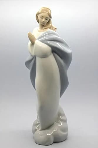 LLADRÓ Nao Collectible Porcelain Figurine: HOLY Mary - 10 3/4" Tall | Holy Mother, Religious Decor thumbnail 2