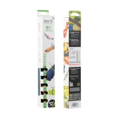Nite Ize Original Gear Tie, 12 Pack, Assorted Colors | Versatile Reusable Twist Ties for Indoor & Outdoor Use thumbnail 2