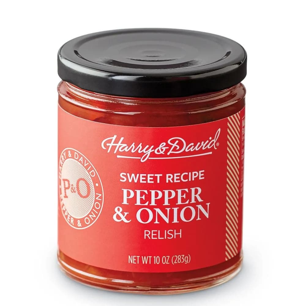 Harry & David Sweet Pepper & Onion Relish 10Oz | Versatile Plant-Based Condiment