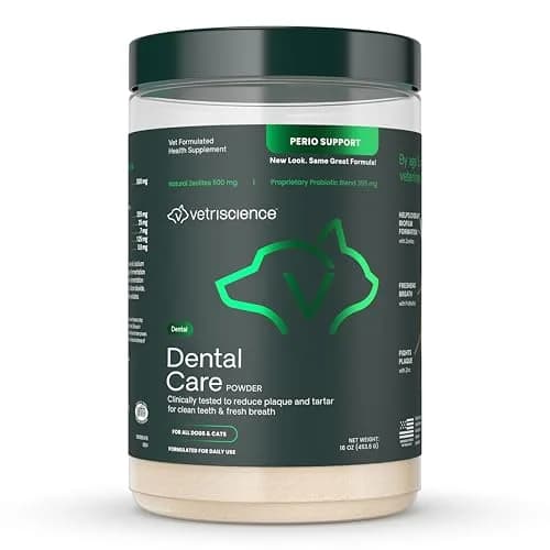 VETRISCIENCE Dental Care Powder 16 Oz | Supports Oral Hygiene & Fresh Breath thumbnail 1