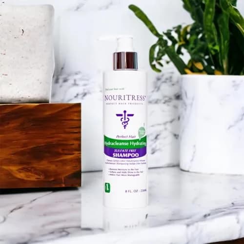 NouriTress Hydracleanse Sulfate Free Shampoo 8 fl oz | Moisturizes & Detangles, Safe for Sensitive Scalps thumbnail 6