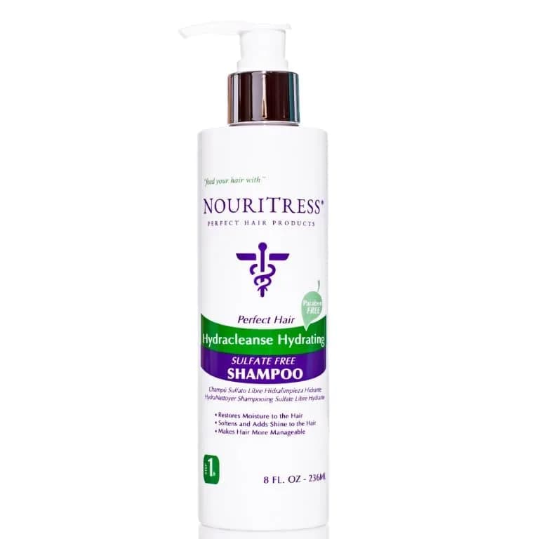 NouriTress Hydracleanse Sulfate Free Shampoo 8 fl oz | Moisturizes & Detangles, Safe for Sensitive Scalps thumbnail 2