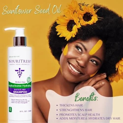 NouriTress Hydracleanse Sulfate Free Shampoo 8 fl oz | Moisturizes & Detangles, Safe for Sensitive Scalps thumbnail 5