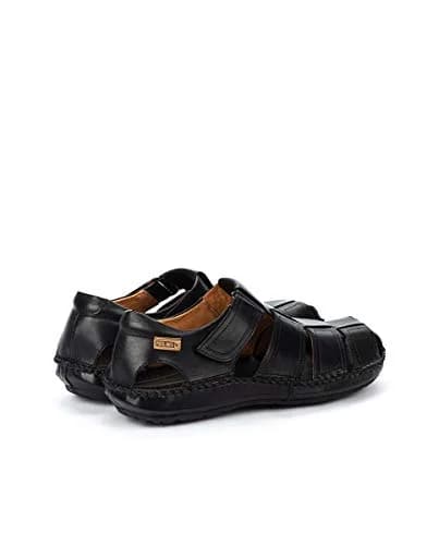 PIKOLINOS Tarifa Men’s Sandals | Leather | Hook-and-Loop Closure | Black thumbnail 5