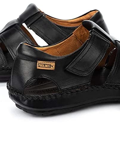PIKOLINOS Tarifa Men’s Sandals | Leather | Hook-and-Loop Closure | Black thumbnail 6