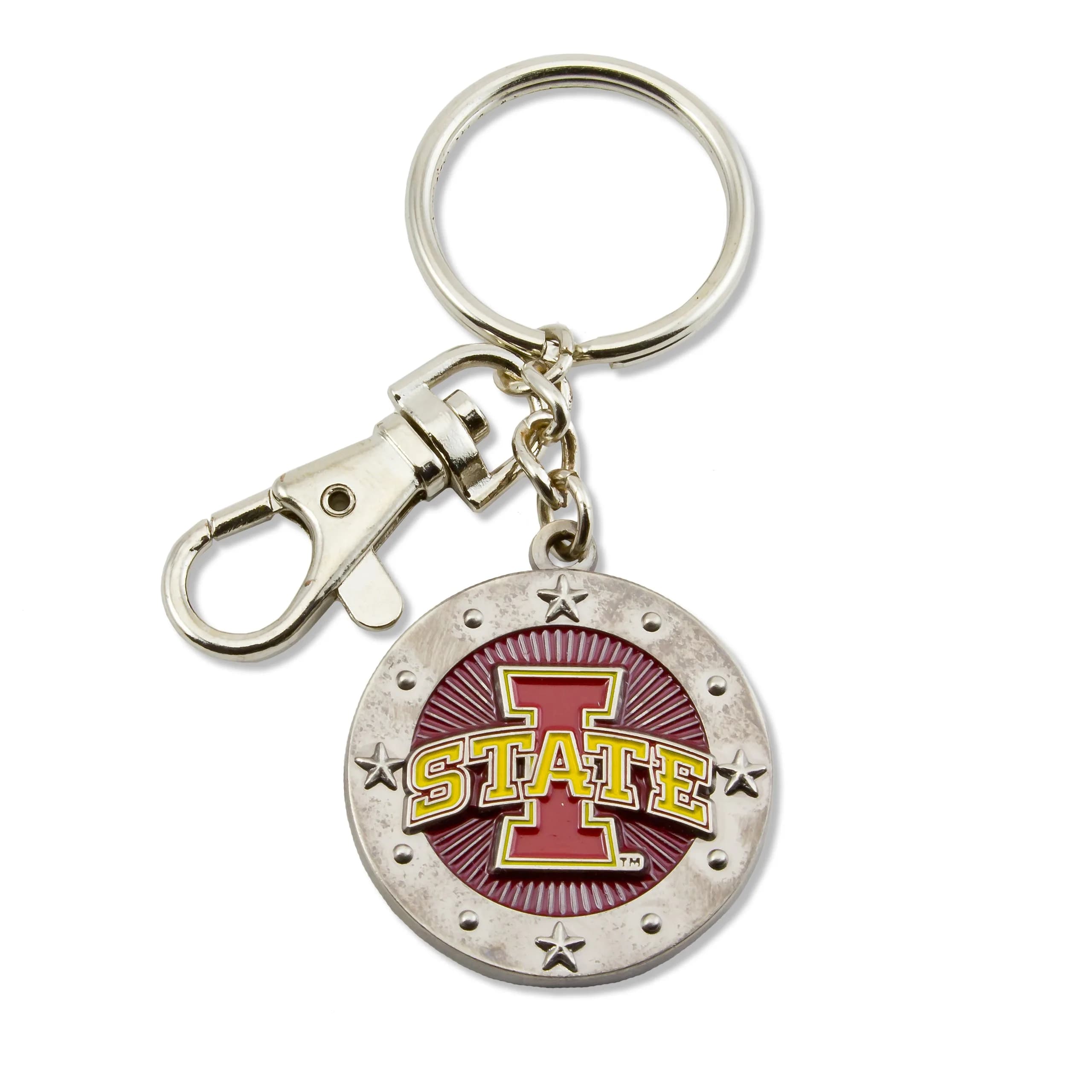 aminco NCAA Iowa State Cyclones Impact Keychain with Carabiner Clip | Officially Licensed