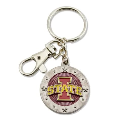 aminco NCAA Iowa State Cyclones Impact Keychain with Carabiner Clip | Officially Licensed thumbnail 1