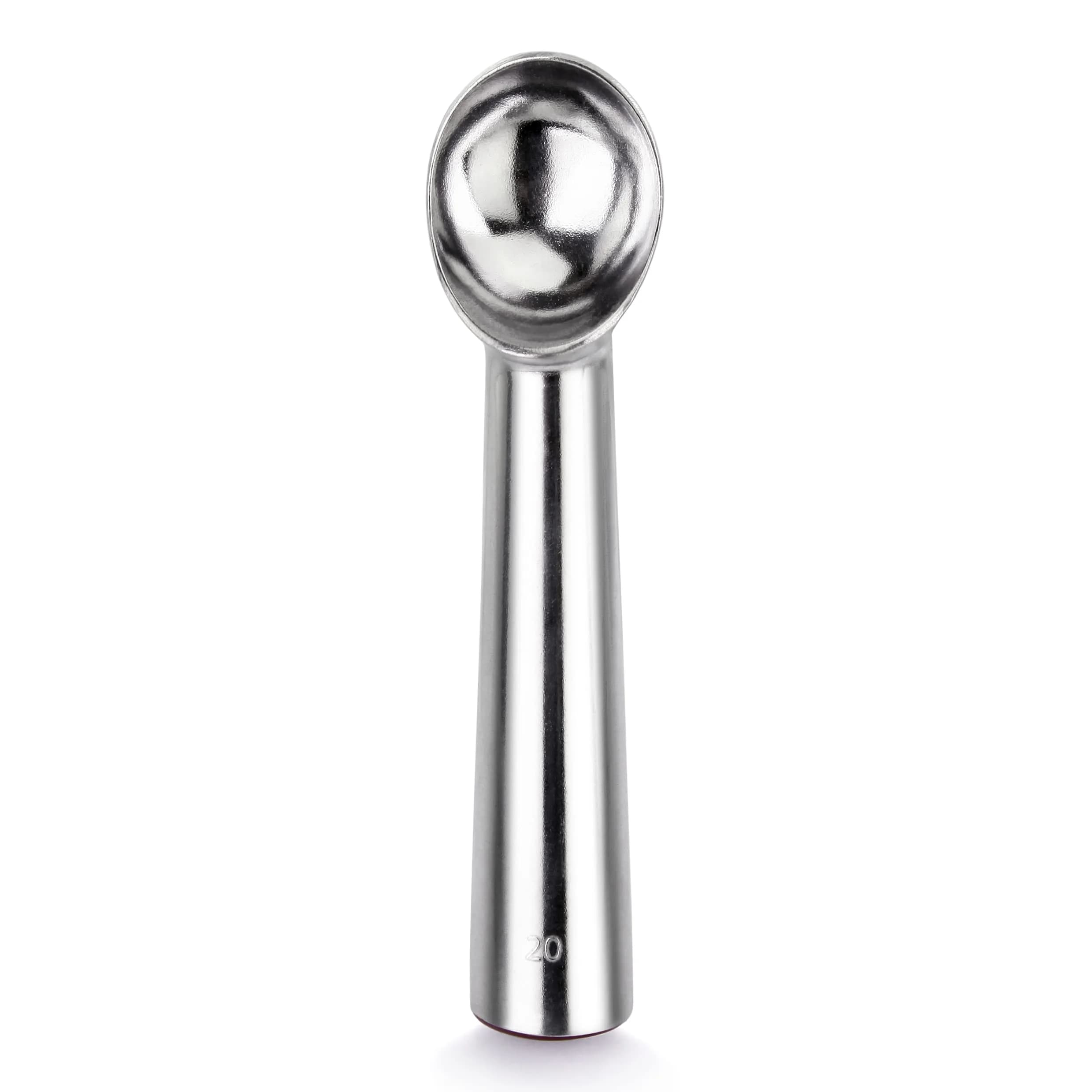 New Star Foodservice Ice Cream Scoop Size 20 | 1.5 oz Portion, Aluminum, Color-Coded Handle — Size 20
