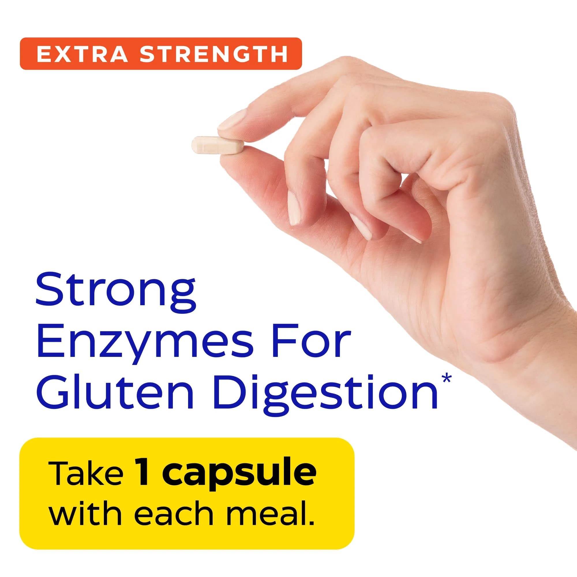 Enzymedica GlutenEase Extra Strength Digestive Enzyme Supplement 30 Capsules | Helps Gas & Bloating - view 5