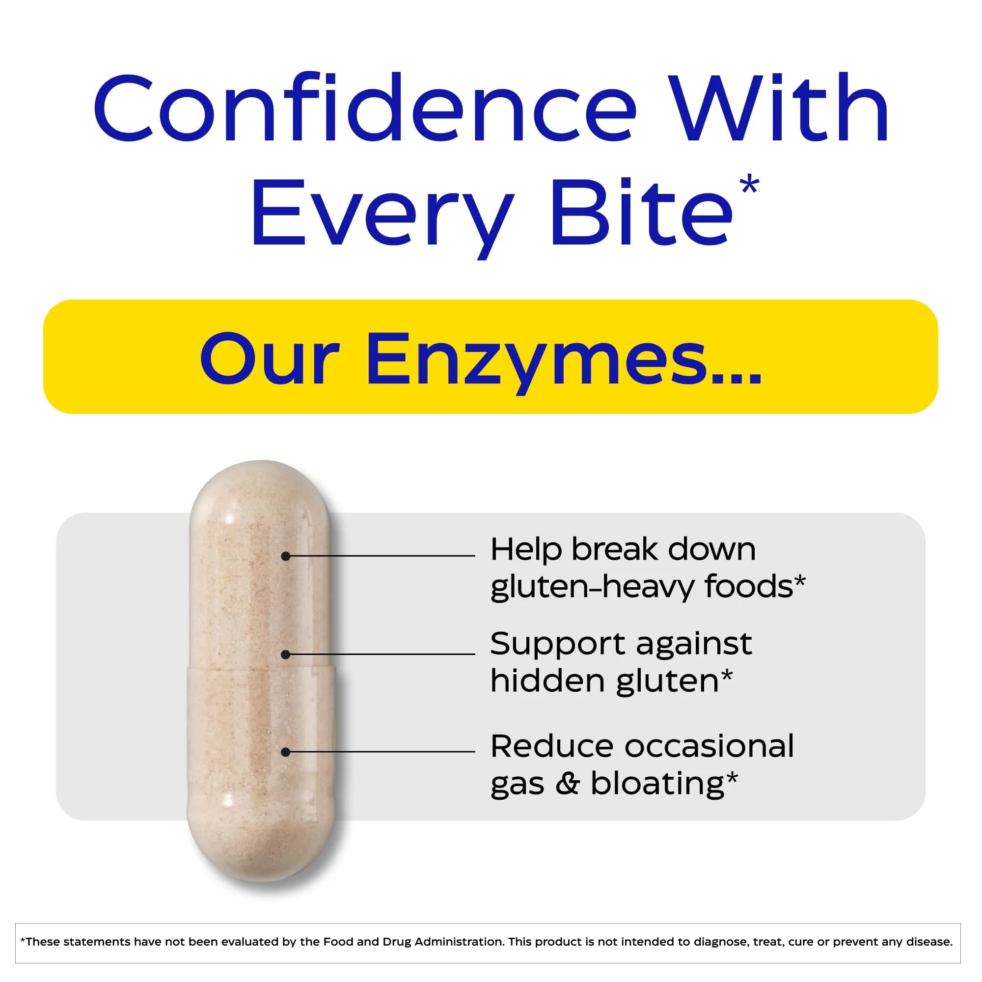 Enzymedica GlutenEase Extra Strength Digestive Enzyme Supplement 30 Capsules | Helps Gas & Bloating - view 7
