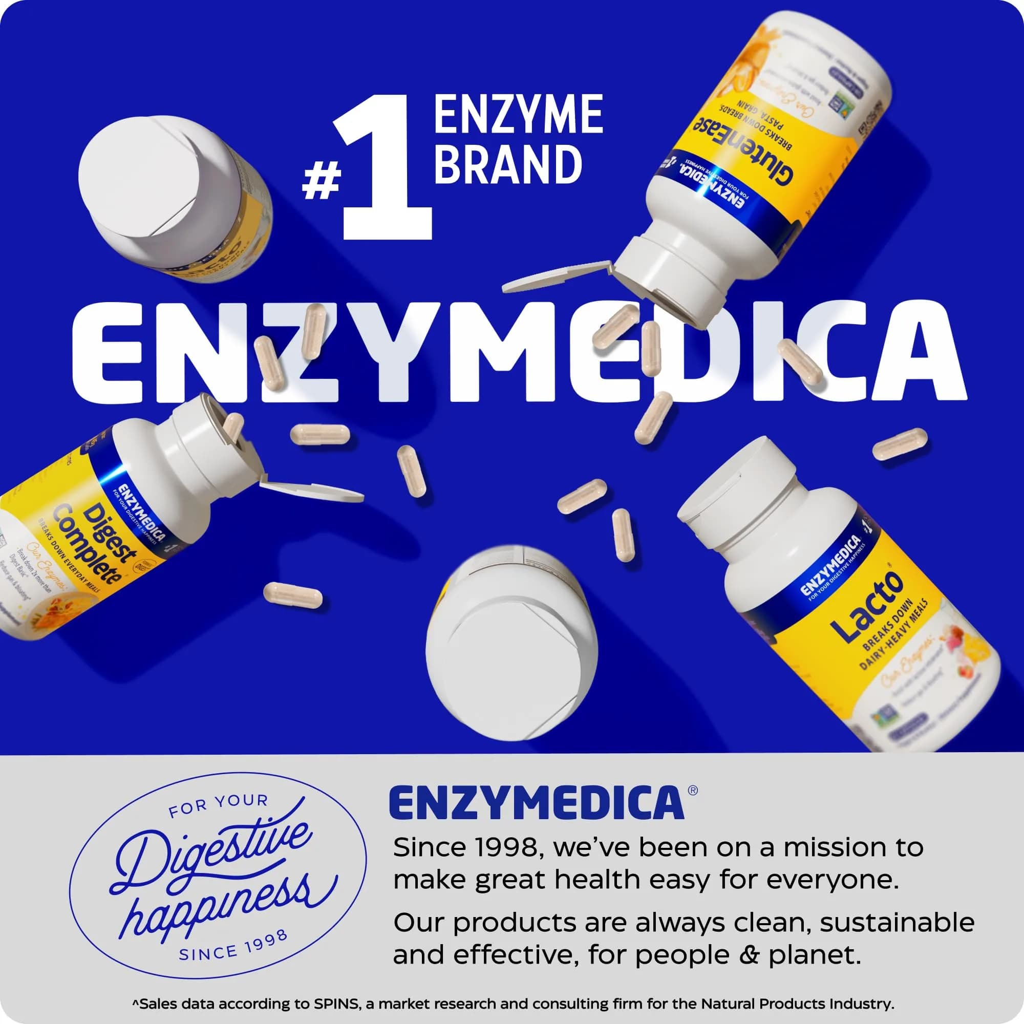 Enzymedica GlutenEase Extra Strength Digestive Enzyme Supplement 30 Capsules | Helps Gas & Bloating - view 9