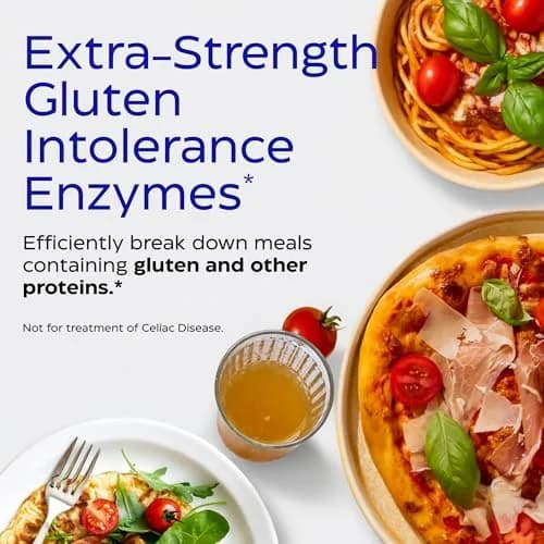 Enzymedica GlutenEase Extra Strength Digestive Enzyme Supplement 30 Capsules | Helps Gas & Bloating thumbnail 3