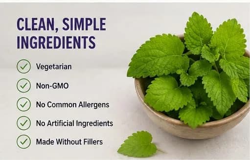 Paradise Herbs & Essentials Lemon Balm Extract, Vegan, 60 Capsules | Supports Calm & Relaxation thumbnail 7