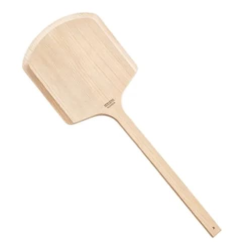 New Star Foodservice Wooden Pizza Peel 16"L x 14"W | Durable Basswood, Extended Handle thumbnail 3