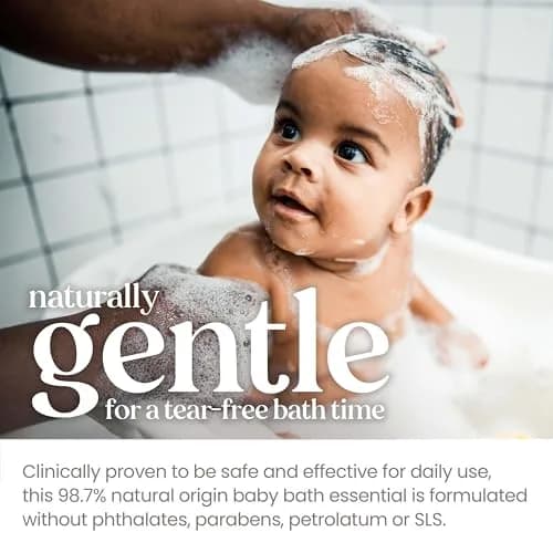 Burt's Bees Baby Shampoo & Wash Original 621ml (21 Fl Oz) | Tear-Free Gentle Cleanser thumbnail 4