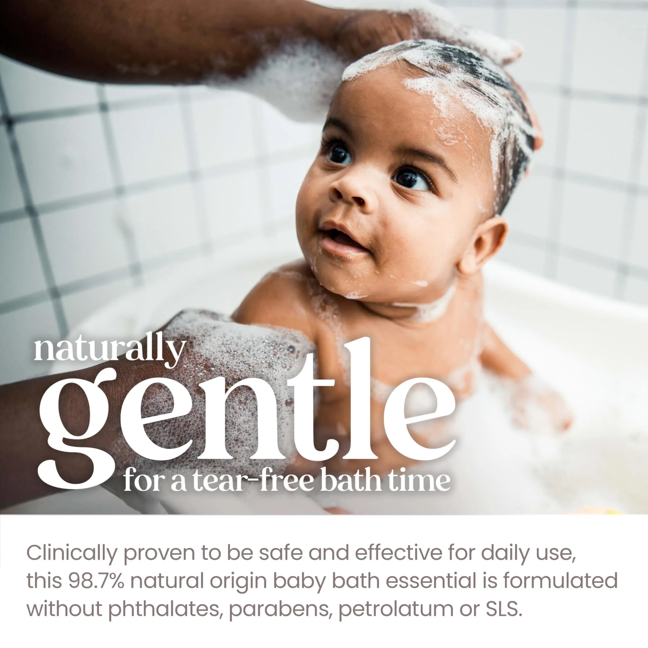 Burt's Bees Baby Shampoo & Wash Original 621ml (21 Fl Oz) | Tear-Free Gentle Cleanser - view 4
