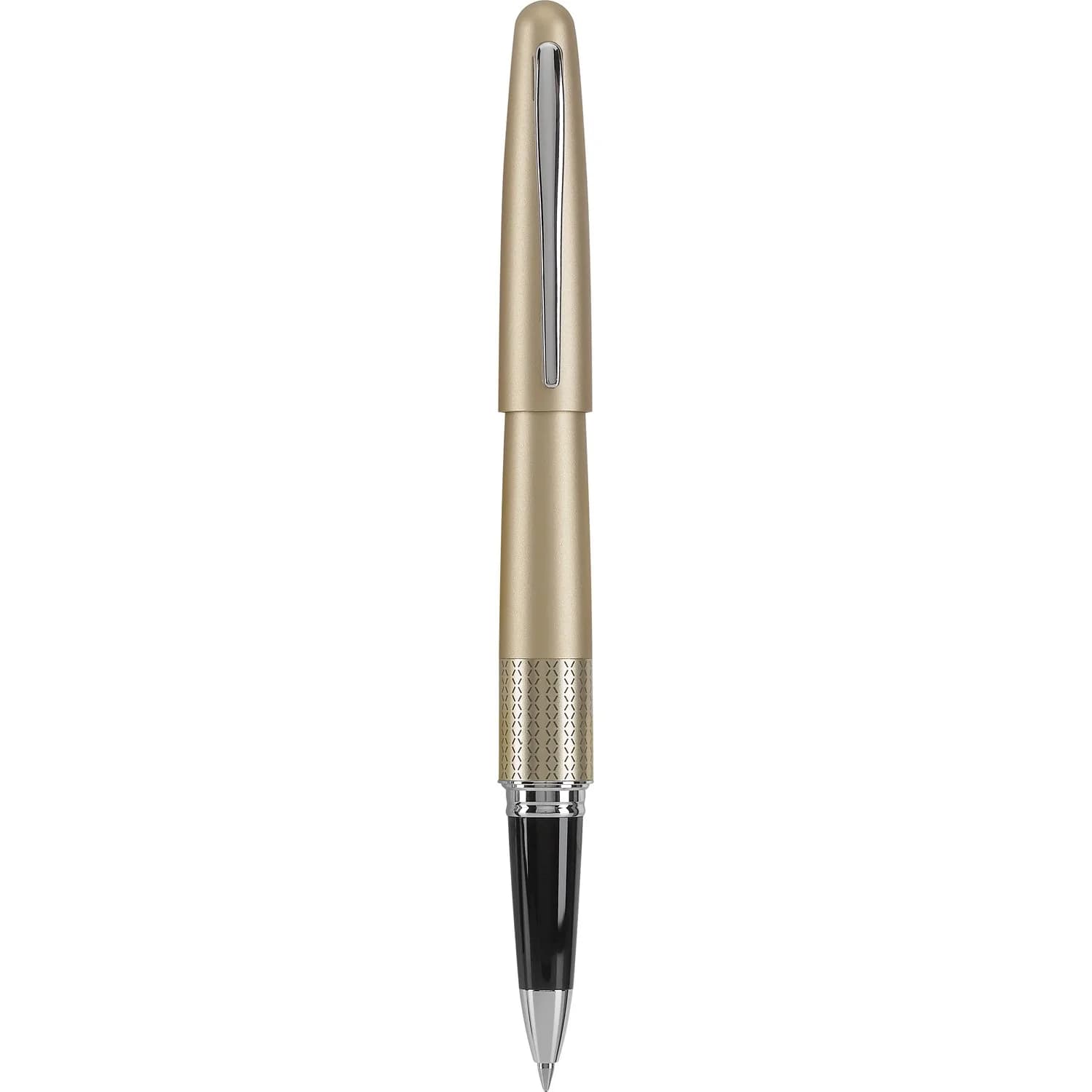 PILOT Metropolitan Collection Gel Roller Pen, Gold Barrel, Fine Point, Black Ink (91203) | Elegant, Refined Style for Professionals