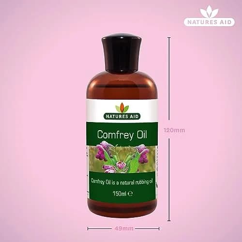 Natures Aid Comfrey Oil - 150ml | Natural Skin & Muscle Rubbing Oil, Vegan, Made in UK, Suitable for Sensitive & Dry Skin thumbnail 3