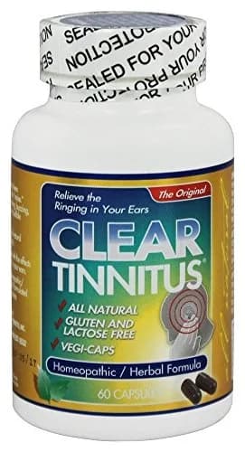 Clear Products Inc Homeopathic Formula for Tinnitus | Safe, Herbal Relief (60 Count) thumbnail 1