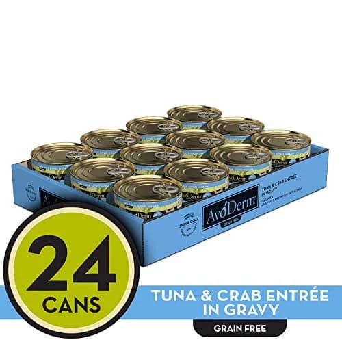 AvoDerm Natural Tuna & Crab Entrée in Gravy - Grain Free Wet Canned Cat Food 5 oz thumbnail 2