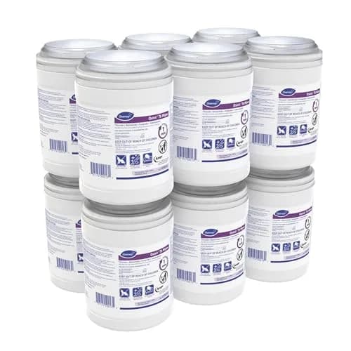 Oxivir Diversey Tb Disinfectant Wipes Canister 1920 Count (160 Wipes x 12 Pack) | EPA Registered Hydrogen Peroxide Formula thumbnail 1