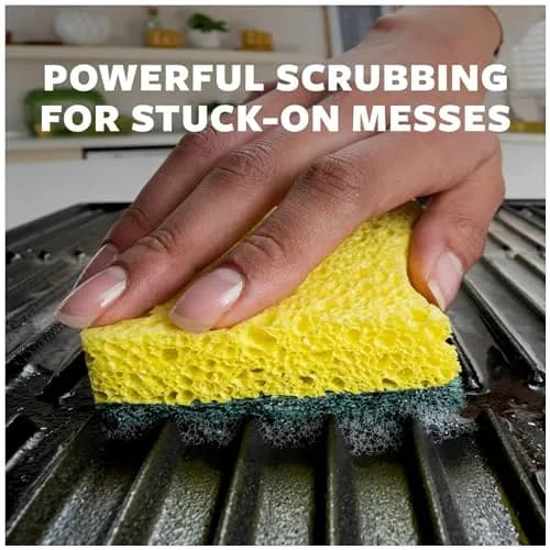 Scotch-Brite Heavy Duty Scrub Sponges, 36-Pack | Scrubbing Power for Tough Kitchen Messes thumbnail 3