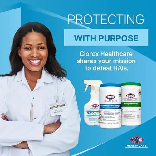 Clorox Healthcare Bleach Germicidal Disinfecting Wipes, 150 Ct., 6 Pk. | Fast-Acting Hospital-Grade Surface Disinfection thumbnail 6