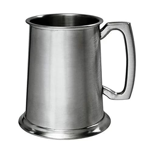 Wentworth Pewter 1 Pint Tankard - Antique Finish British Drinkware, Made in UK — ('Antique Pewter')