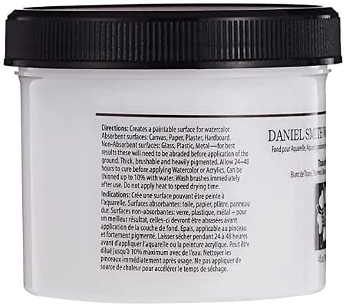 Daniel Smith Watercolor Ground 4oz Jar | Titanium White for Watercolor Artists in India thumbnail 2