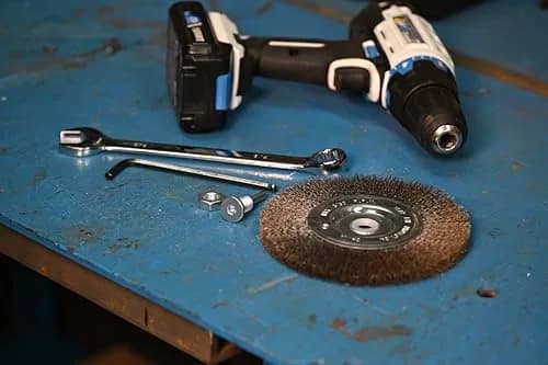 Century Drill & Tool 76864 Wide Face 6" Crimped Wire Wheel for Bench Grinder thumbnail 8