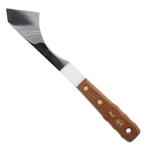 RGM Large Painting Spatula 8004 Multi 28.4cm (11.18in) | Handcrafted Italian Steel for Texture & Mixing thumbnail 1